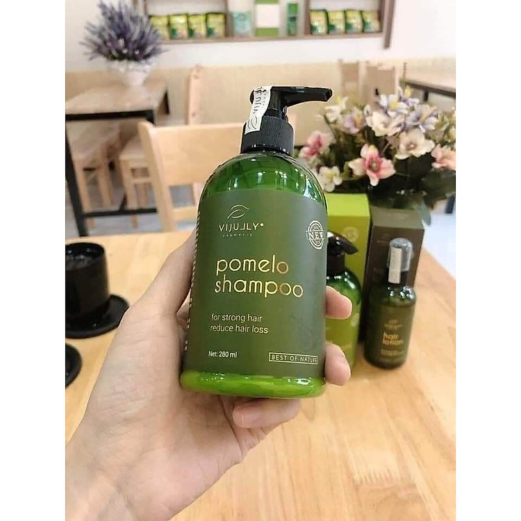 Dầu gội bưởi VIJULLY kích thích mọc tóc giảm gãy rụng tóc
