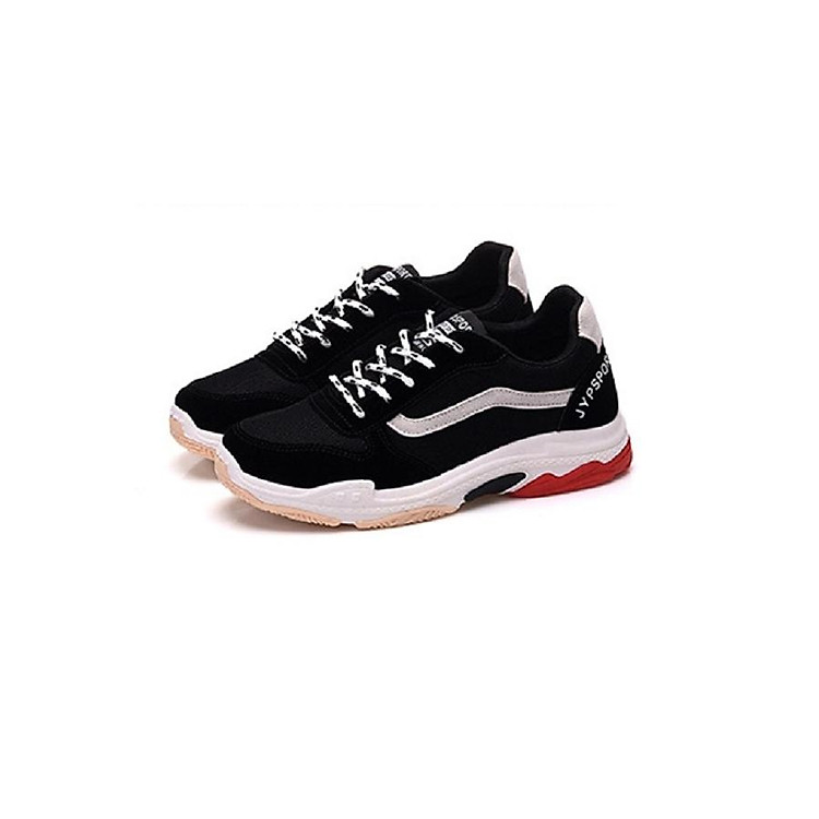 Giày Thể Thao Nữ Yamet SDH56-39BW Màu Đen Phối Trắng