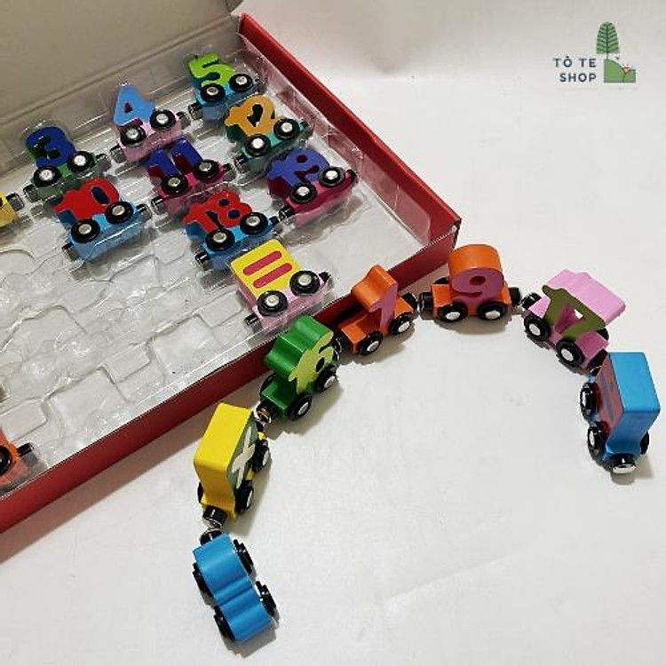 Mua Tàu Kéo Số Chữ Nam Châm Giáo Dục Chính hãng Giá rẻ - Hình ảnh 3