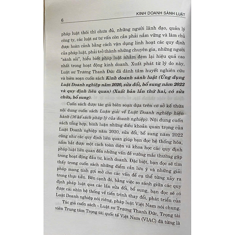 Kinh Doanh Sành Luật (Ứng dụng luật danh nghiệp luật 2020 sửa đổi, bổ sung 2022 và quy định liên quan) - Ảnh 3