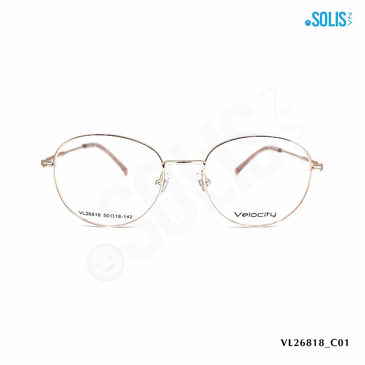 Gọng kính KL Velocity VL26818 - KÍNH KIM LOẠI HIỆU VELOCITY VL26818 KÍCH THƯỚC 50-18-142