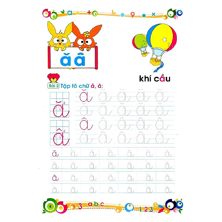 Bé Vào Lớp 1 - Bé Tập Tô Và Làm Quen Với Chữ Cái Tập 1 - Ảnh 2