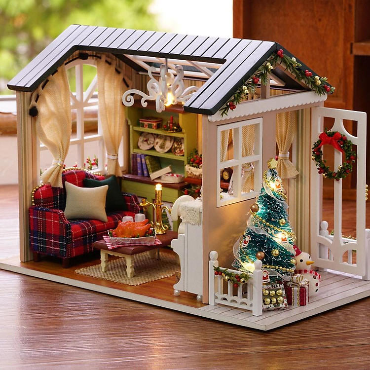 Nhà búp bê lắp ghép Z009 HKT Chính hãng Ưu đãi - Hình ảnh 2