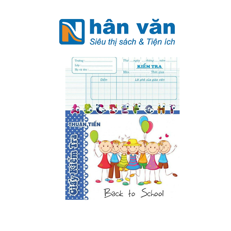 Tập Kiểm Tra Định Lượng 80GSM KT080 - Ảnh 2