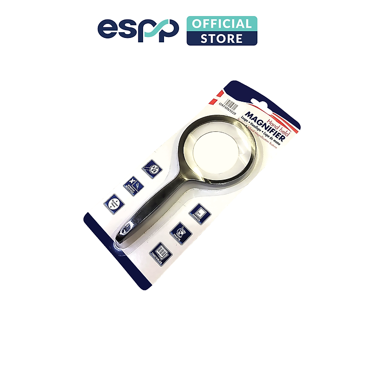 Kính lúp phóng đại x2 và x4 đường kính 7,5cm - Ảnh 2