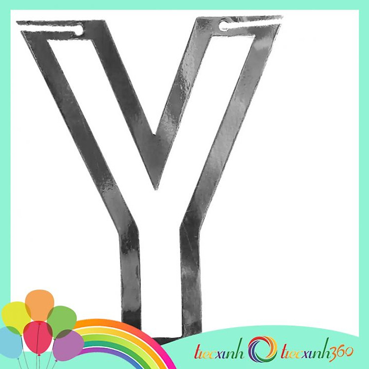 Dây chữ Happy Birthday kiểu nét rỗng - Vàng - Ảnh 5