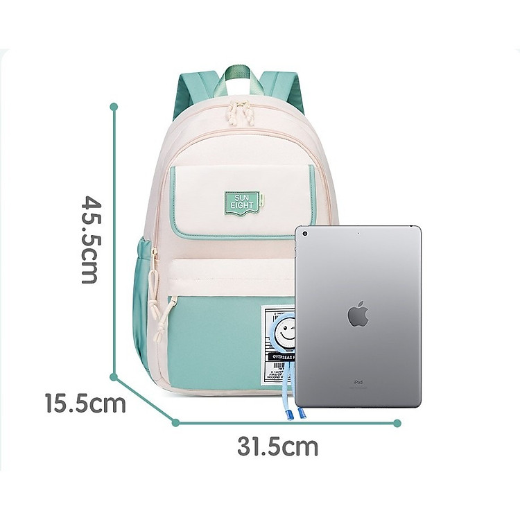 Balo Học Sinh SUN EIGHT - 8471 (Màu xanh) - Ảnh 6