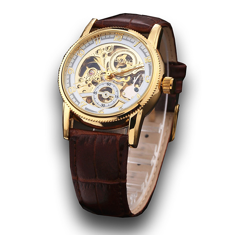 Đồng Hồ Cơ Nam Lộ Máy Dây Da Bò Cao Cấp