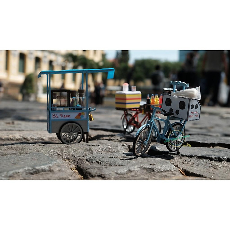Mô Hình DIY Xe Hàng Rong Sài Gòn Chính hãng Tiết kiệm - Hình ảnh 5