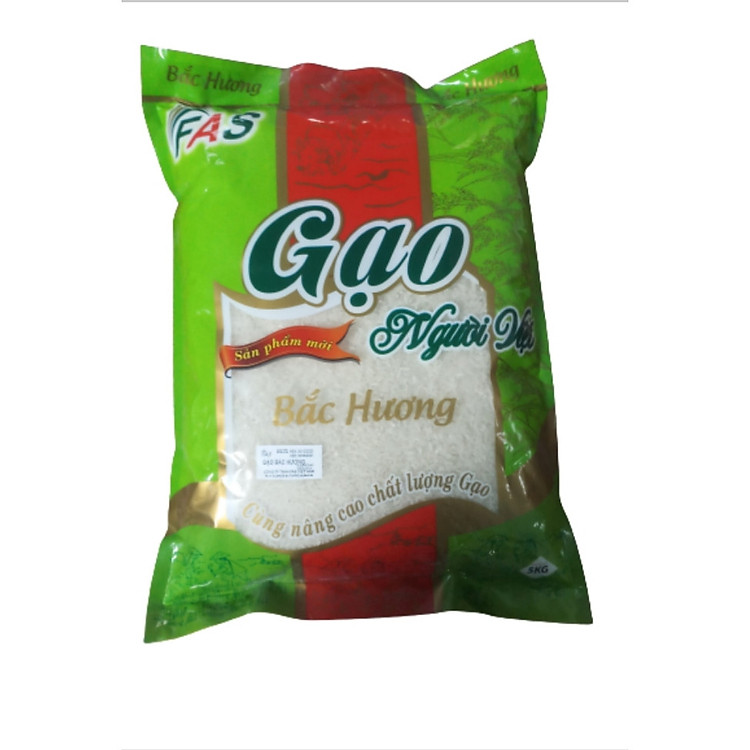 GẠO BẮC HƯƠNG NHÃN FAS LOẠI 5KG
