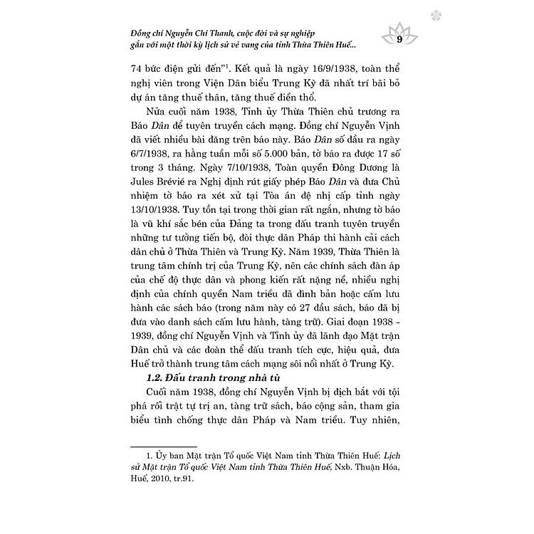 Đồng chí Nguyễn Chí Thanh với cách mạng Thừa Thiên Huế (1937 - 1949) - Ảnh 7