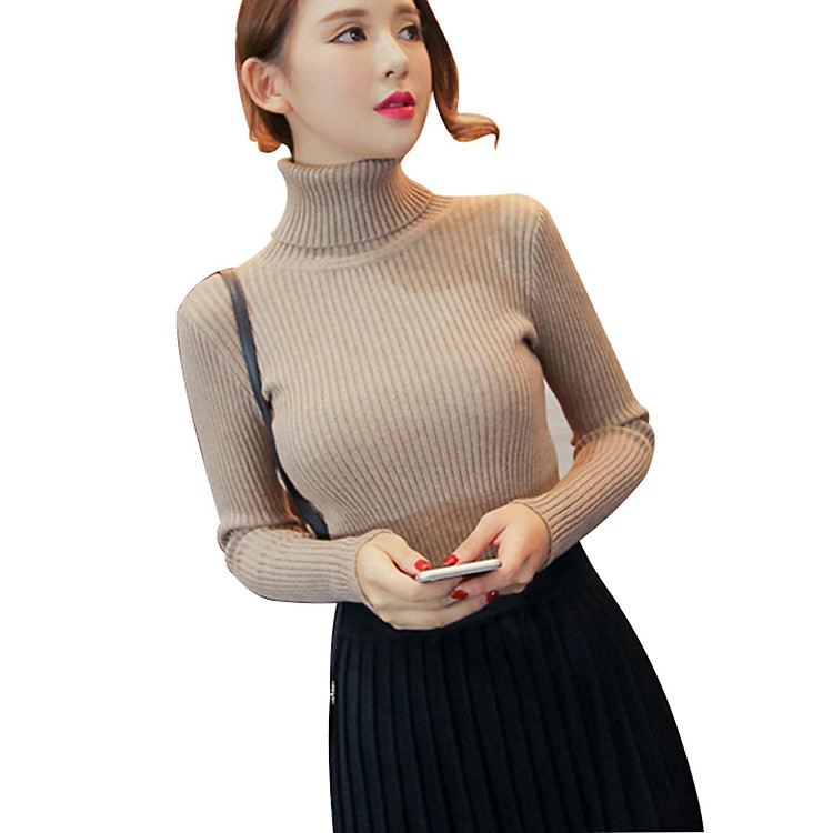 Áo len cổ lọ ấm, mềm