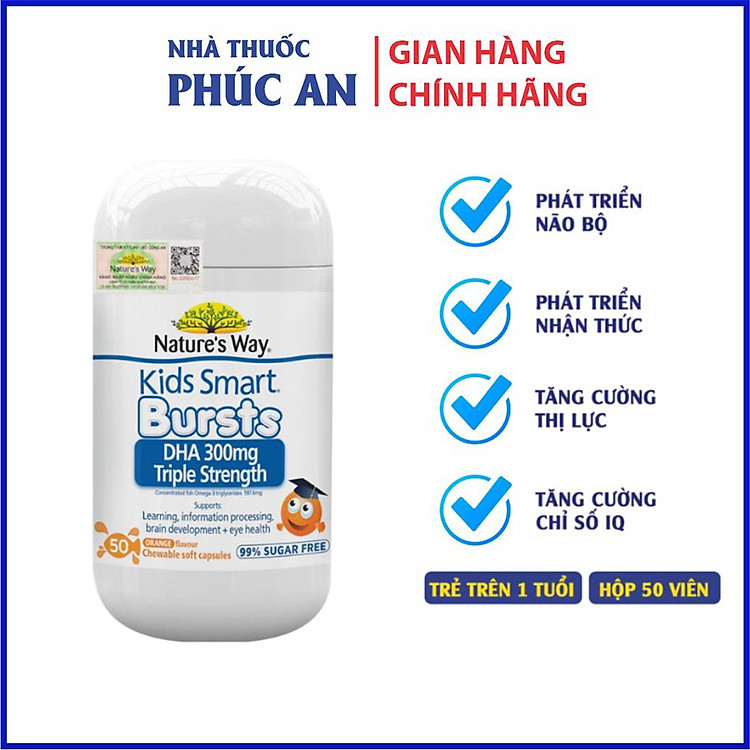 Tham Khảo tại ConCung: Viên nhai bổ sung DHA cho bé Nature's Way , nhận ngay nhiều Ưu đãi