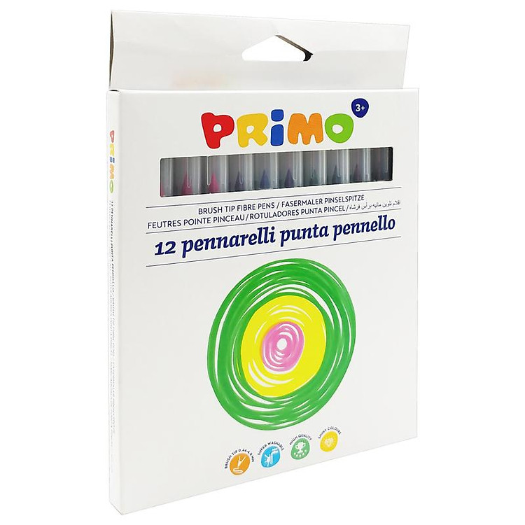 Hộp Bút Lông Màu Rửa Được Brush Tip 4.0 mm (12 chiếc) - Ảnh 4