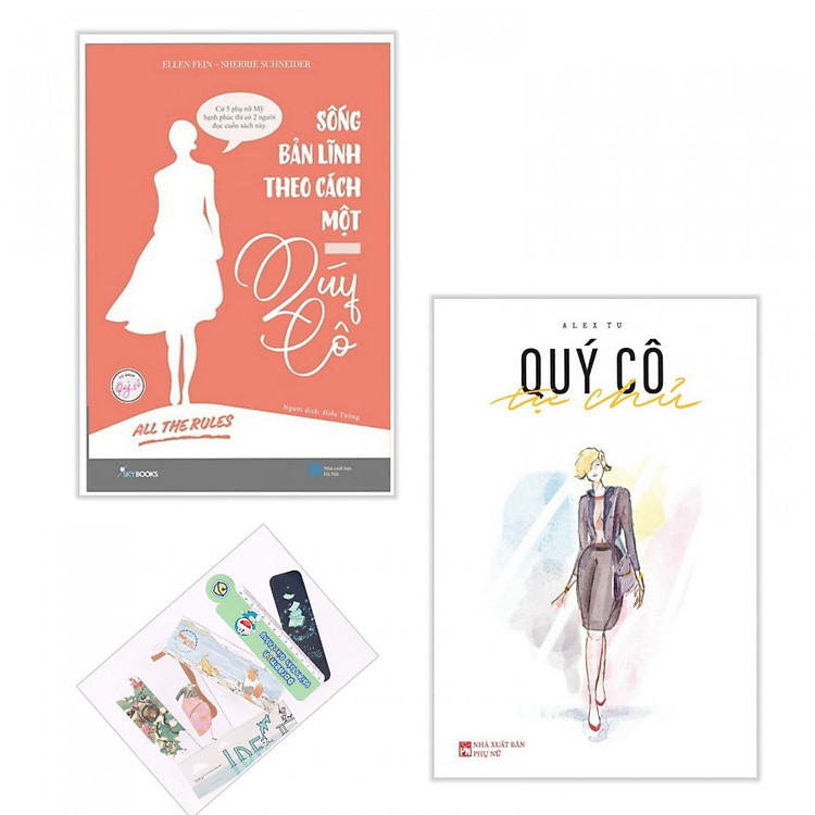 Combo Sách Kỹ Năng Sống: All The Rule - Sống Bản Lĩnh Theo Cách Một Quý Cô + Quý Cô Tự Chủ (Bản Đặc Biệt - Tặng Kèm Bookmark Thiết kế)