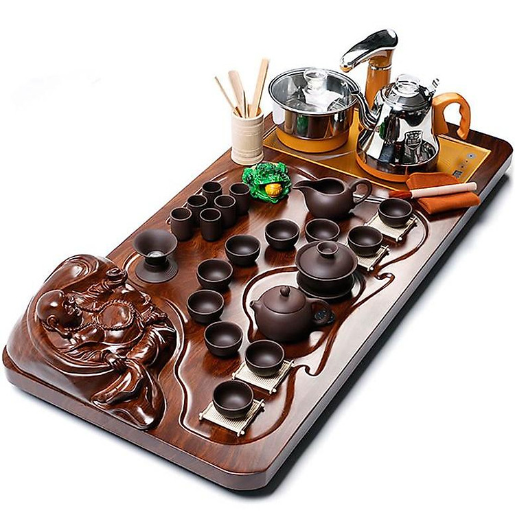 Bàn Trà Điện Đa Năng Tự Động Ấm Đất Nung