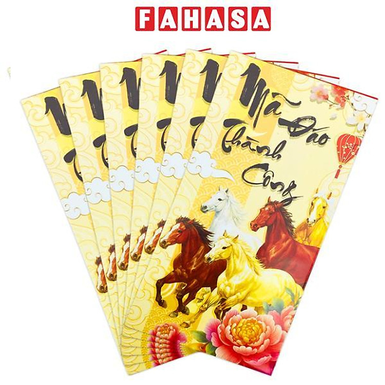 Bộ 6 Bao Lì Xì Tết Bính Ngọ 2026 - Teenage - Mẫu 50