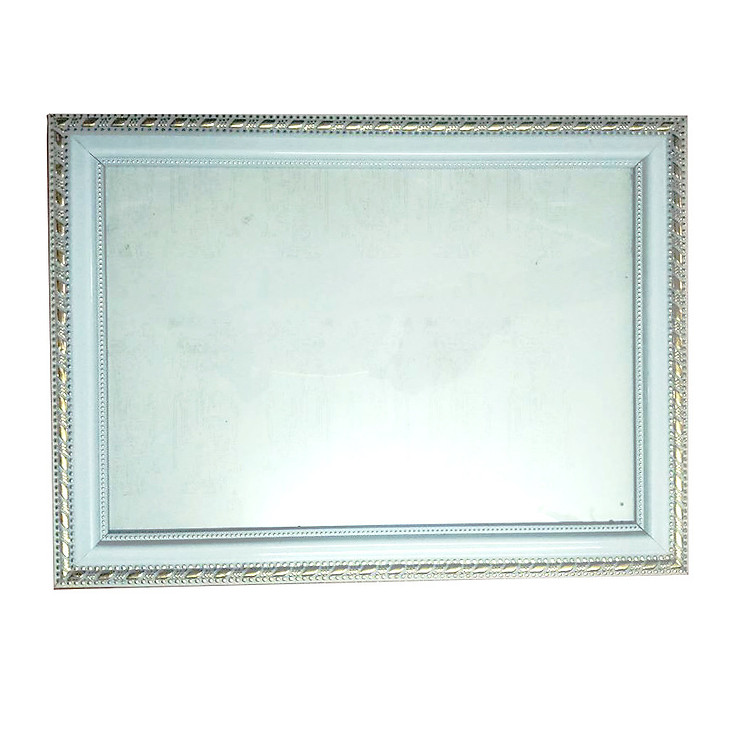 Khung bằng khen A4 trắng, viền vân vàng