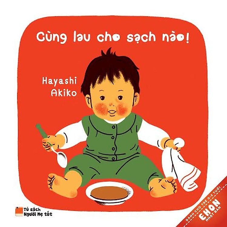 Sách Ehon Nhật Bản Cùng Lau Cho Sạch Nào