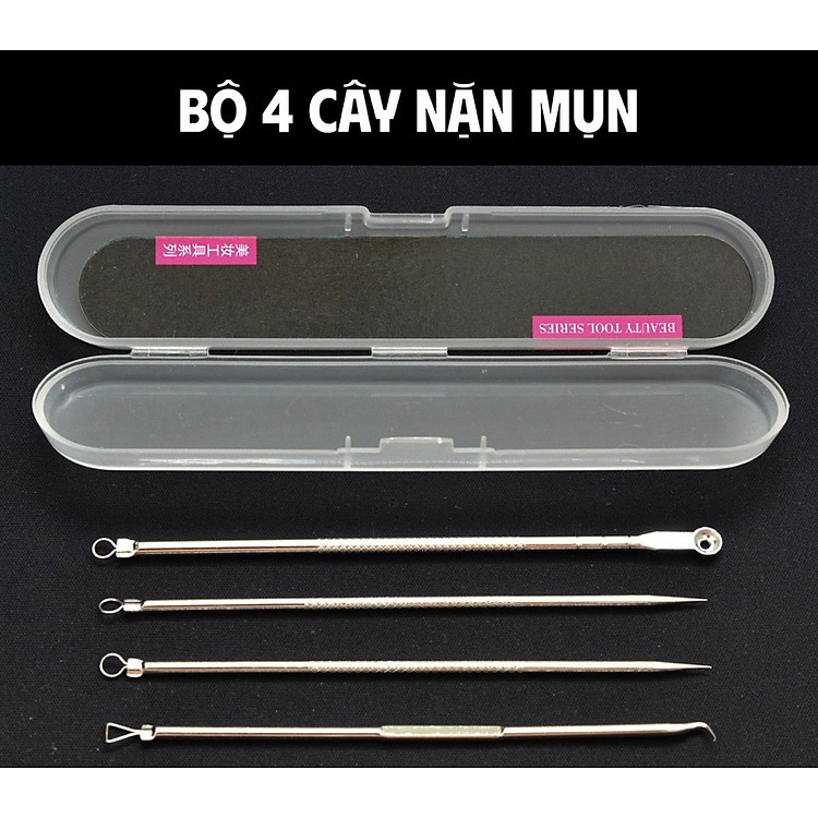 Bộ dụng cụ nặn mụn có hộp đựng GROFA