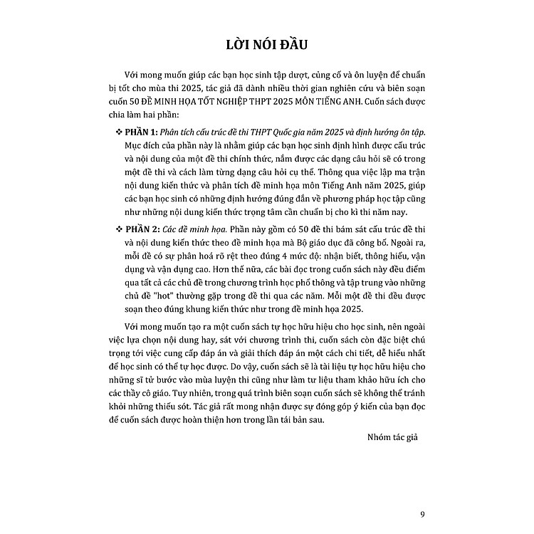 50 Đề Minh Họa Tốt Nghiệp THPT 2025 - Môn Tiếng Anh - Ảnh 5