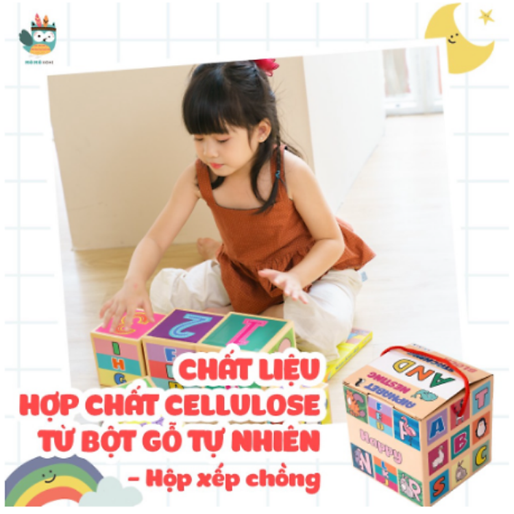 Tháp xếp chồng cho bé từ 1-7 tuổi Chính hãng Giá tốt - Hình ảnh 3