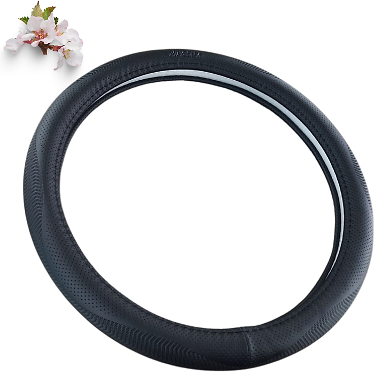 Bọc vô lăng cao cấp Macsim mã L17T -size 39 inch chất liệu da thật - Khâu tay 100% phù hợp các loại xe bán tải cỡ lớn, xe SUV