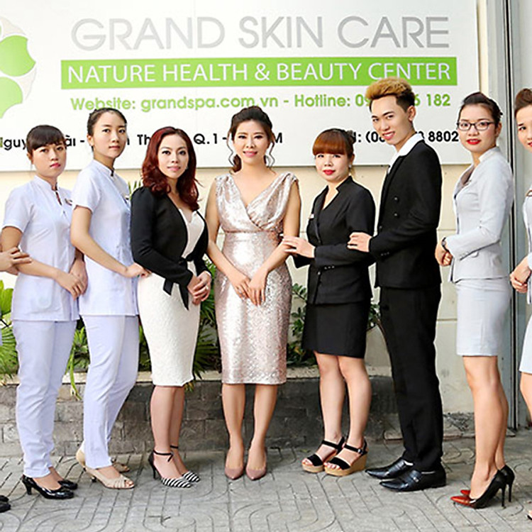 Grand Skin Care - 20 Lần Triệt Lông Vĩnh Viễn Diode Laser BH 05 Năm Không Giới Hạn Số Lần