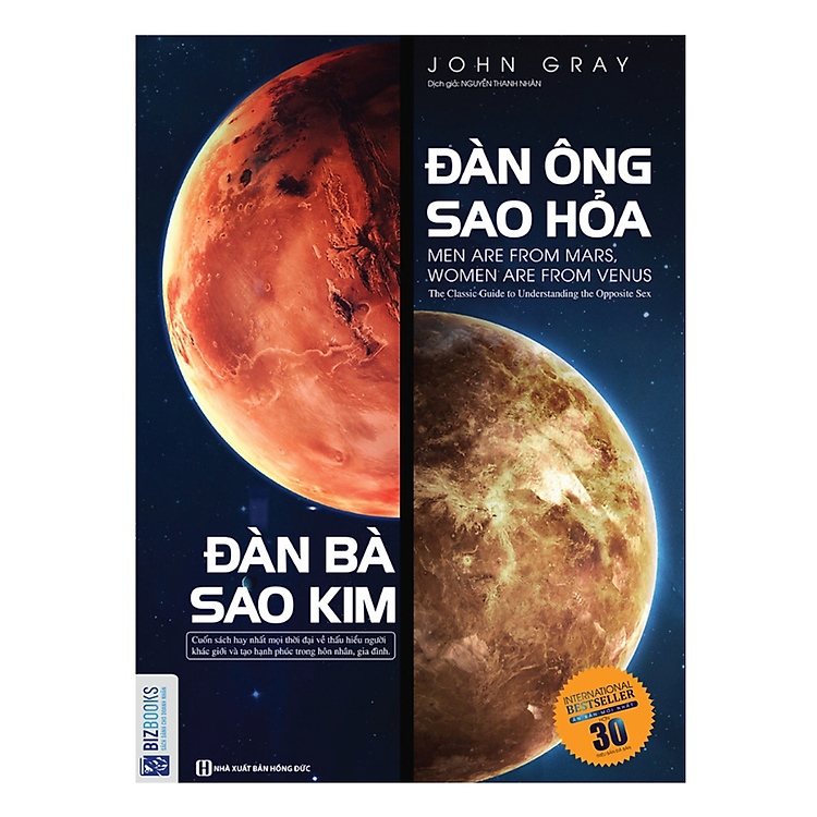 Sách Đàn Ông Sao Hoả Đàn Bà sao Kim