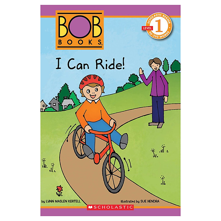 Sách Scholastic Reader Level 1: Bob Books: I Can Ride!