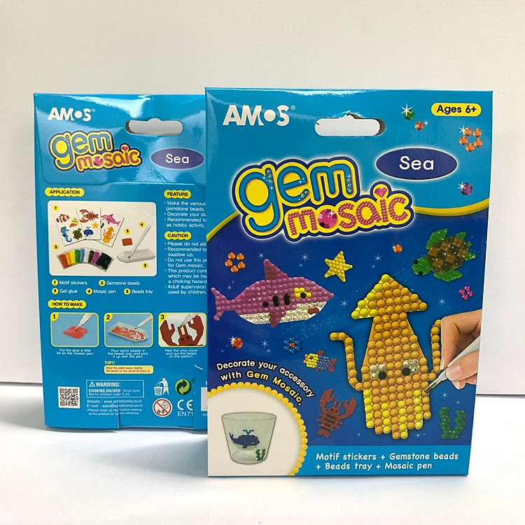 Bộ đồ chơi xếp hình AMOS Gem Mosaic Chính hãng Tiết kiệm - Hình ảnh 3
