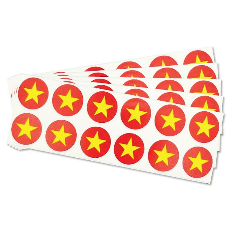 Bộ Sticker Hình Lá Cờ Việt Nam (5 chiếc) - Ảnh 2