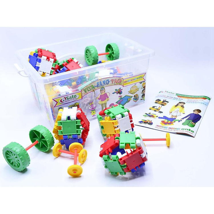 Mua Đồ chơi xếp hình VUA SÁNG TẠO 144 chi tiết Chính hãng Ưu đãi - Hình ảnh 2