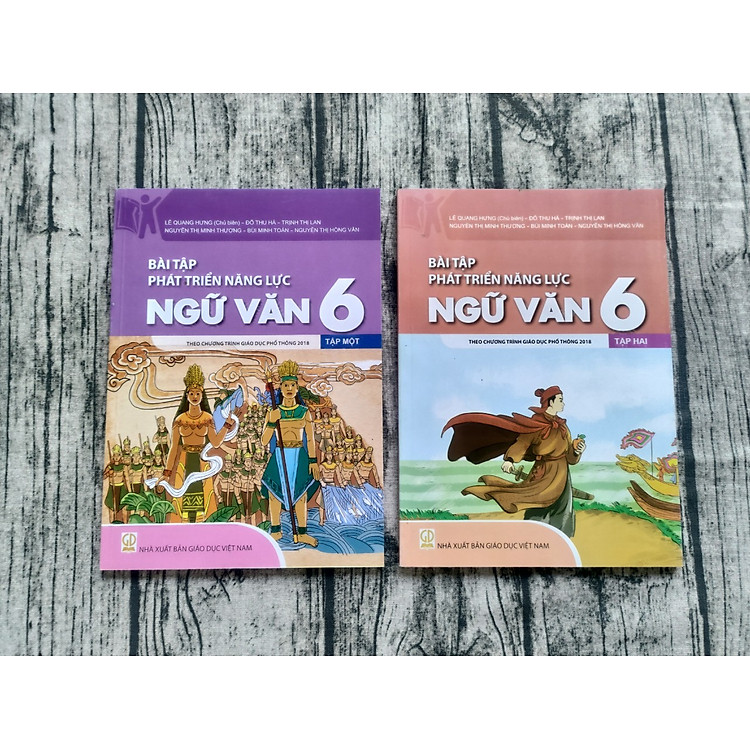 Bài Tập Phát Triển Năng Lực Ngữ Văn Lớp 6 (Tập 1+2)