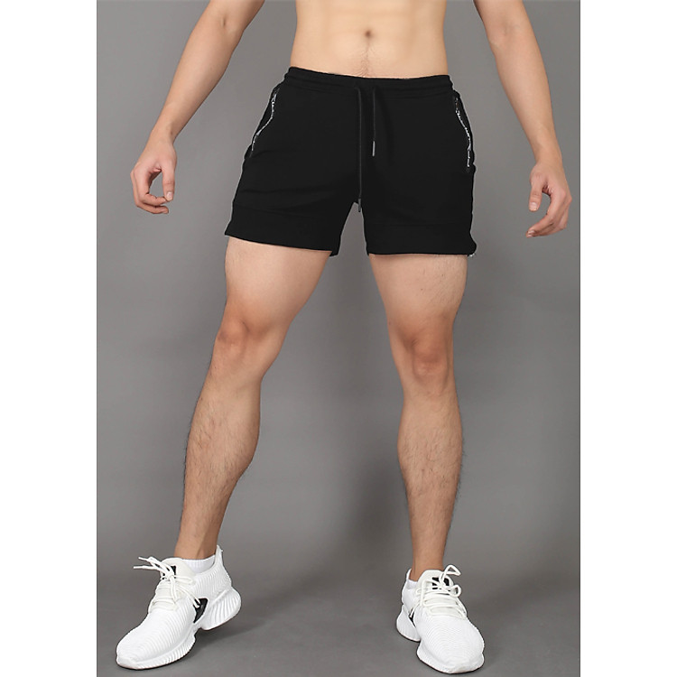 Quần Short Thun Nam Tập Gym Đi Bơi Mặc Ngủ Ngắn Ôm Ngang Đùi - MM127