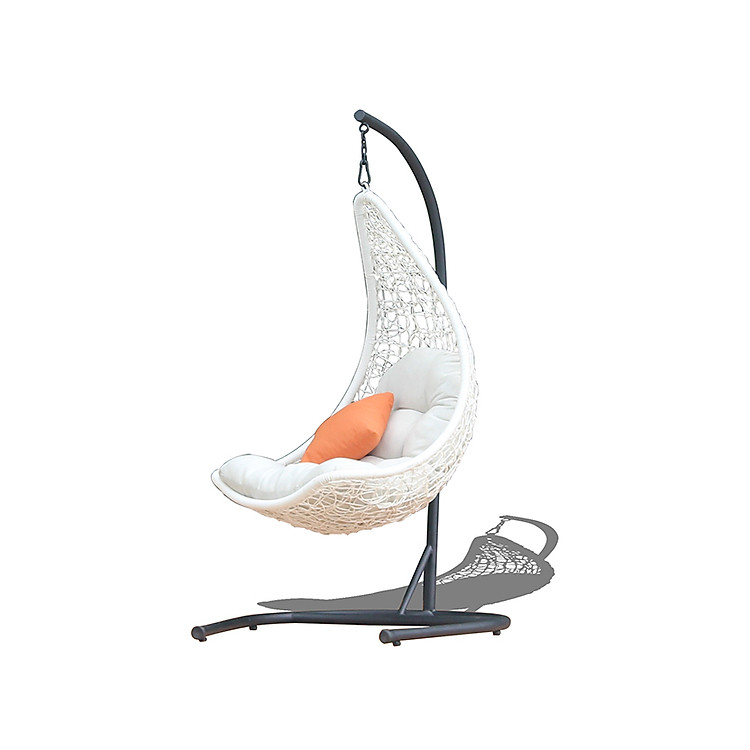 Xích đu nhựa giả mây Furnist Sky L - Nệm màu bất kỳ