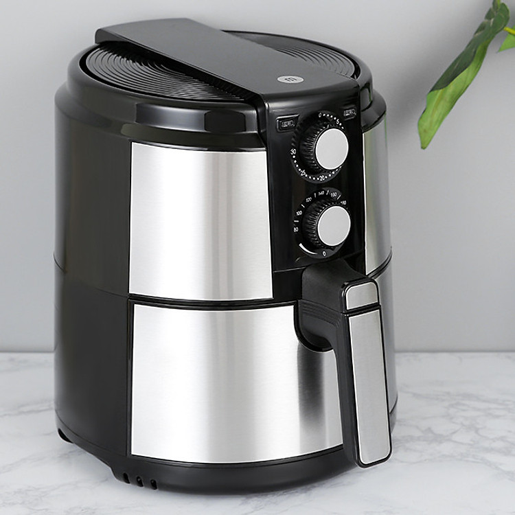 Nồi chiên không dầu vỏ kim loại Mishio MK220 5L - Hàng chính hãng