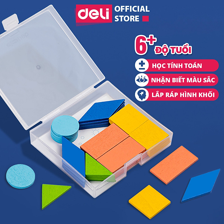 Bộ Đồ Chơi Lắp Ghép Hình Học Gỗ Chính hãng Tiết kiệm