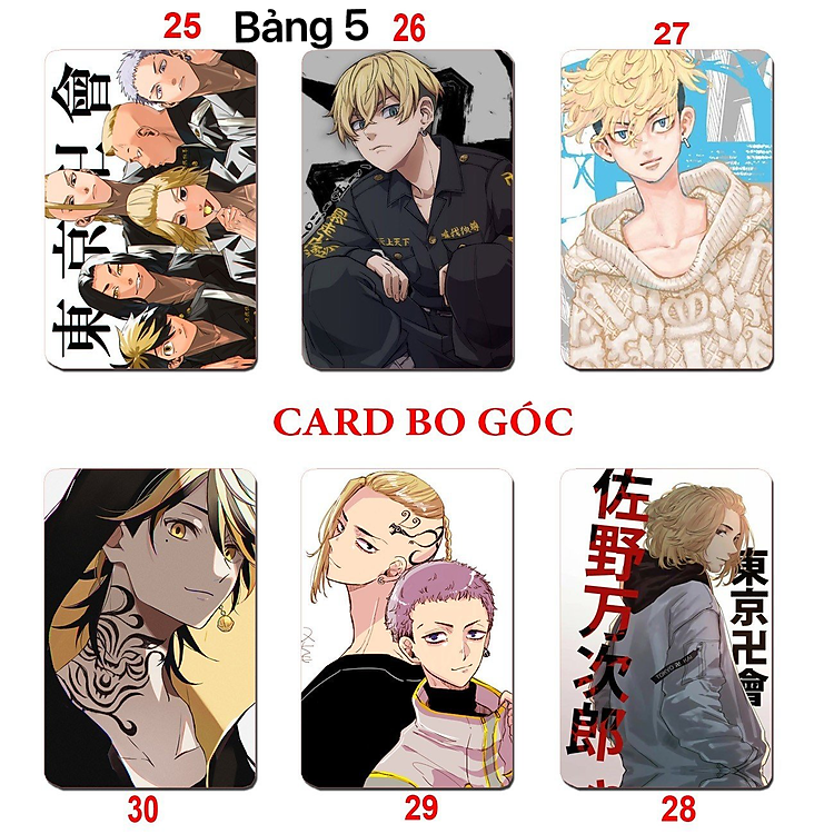 Card bo góc Tokyo Revengers (6 ảnh) - Ảnh 4