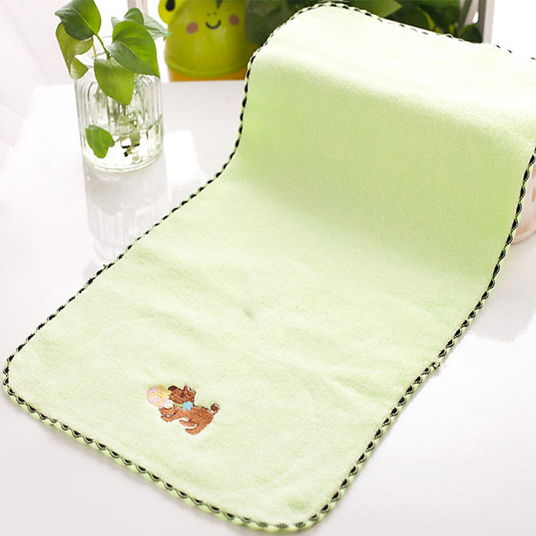 Khăn Mặt Cotton Hình Cún Cho Trẻ Em (50x28cm)
