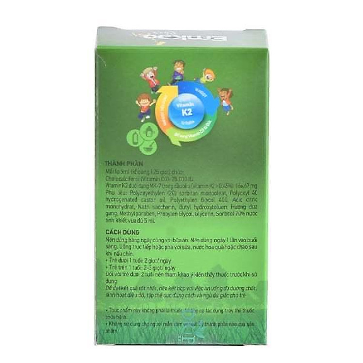 Mua Vitamin D3 Emkao Plus 5ml cho trẻ Uy tín Giá tốt - Hình ảnh 3