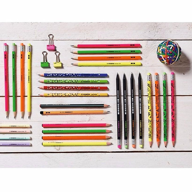 Bút Chì Gỗ STABILO Swano 2B (12 cây) - Ảnh 4