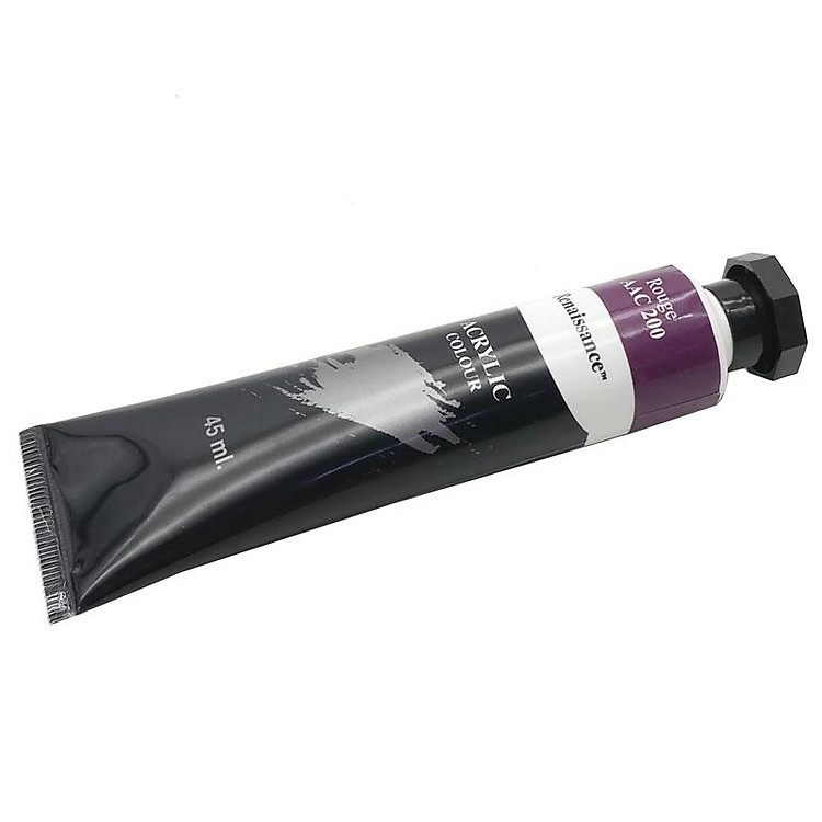 Tuýp Màu Acrylic 45 ml - Renaissance #200 - Rouge - Ảnh 4