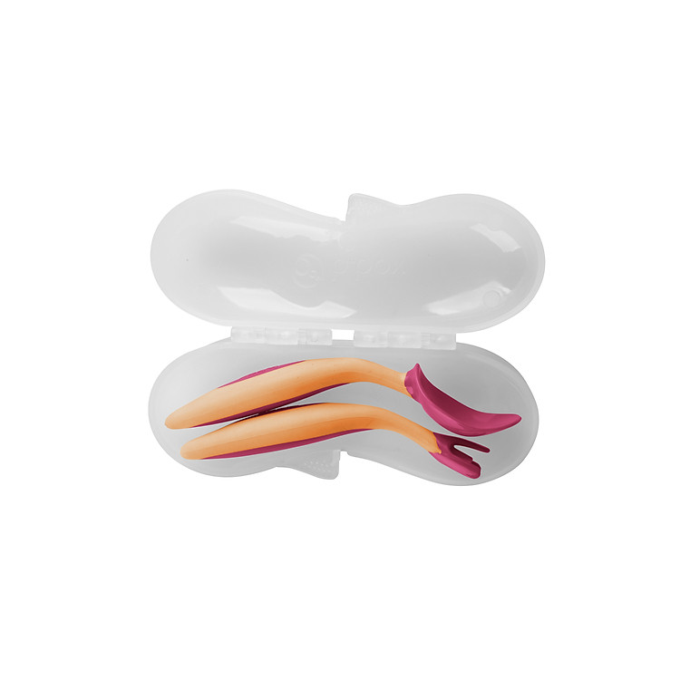 B.box Bộ muỗng nĩa ngộ nghĩnh cho bé Chính hãng Ưu đãi - Hình ảnh 2