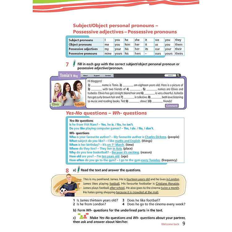 Tiếng Anh 8 Right On! Student's Book - Ảnh 7