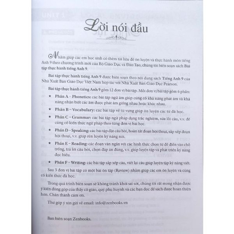 Bài Tập Thực Hành Tiếng Anh 9 (Theo Chương Trình Mới Của Bộ GD&ĐT) - Ảnh 2