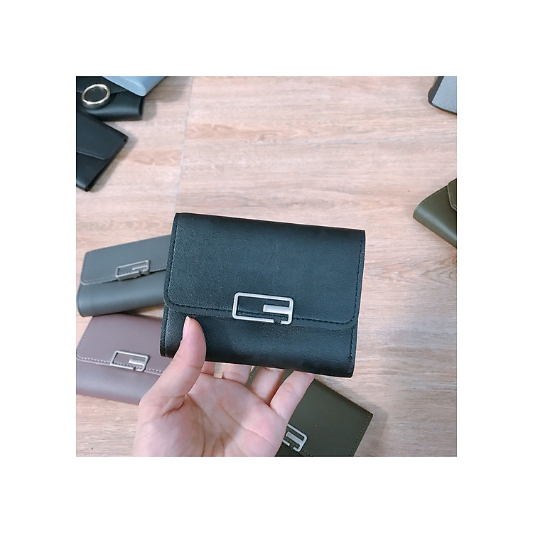 Ví Mini Da Mềm Gập Xinh Xinh