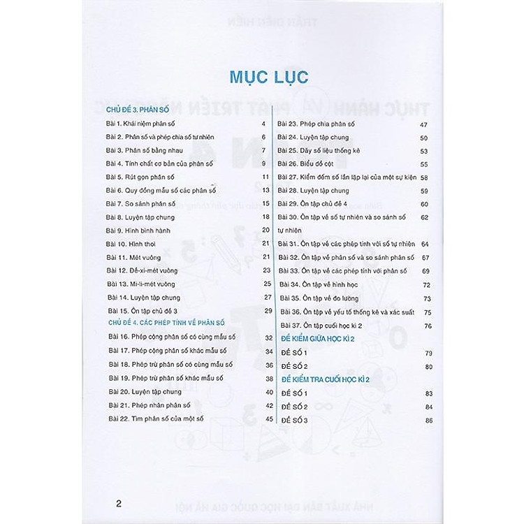 Thực Hành Và Phát Triển Năng Lực Toán 4 Tập 2 (Biên Soạn Theo Chương Trình GDPT 2018) - Ảnh 2