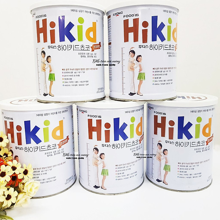 Sữa Hikid vị Socola 650g - Hàn Quốc Hàng chuẩn Giá rẻ - Hình ảnh 5