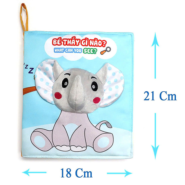 Sách vải Bé thấy gì nào? - Pipovietnam Chính hãng Giá rẻ - Hình ảnh 3